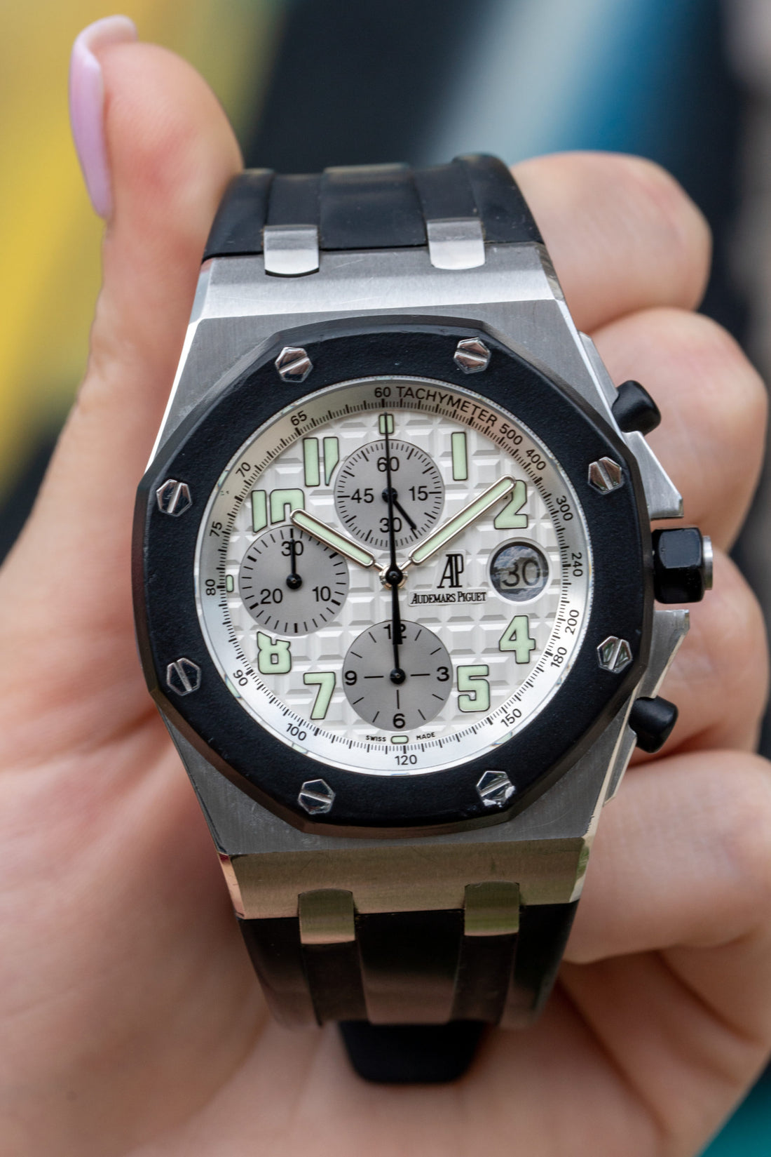 A Rolex Daytona wristwatch: an exemplary steel luxury sport watches