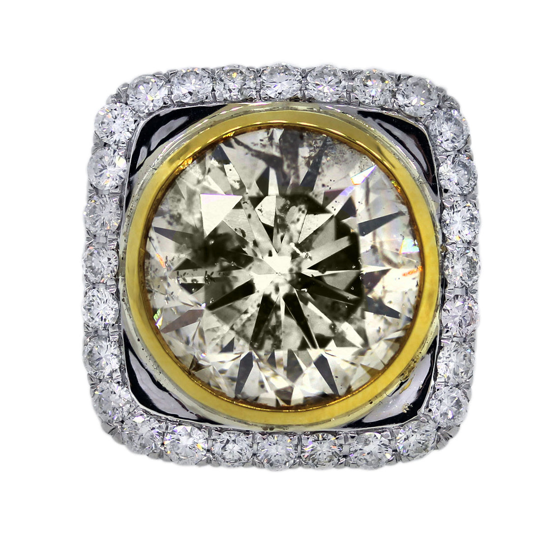 bezel set rings