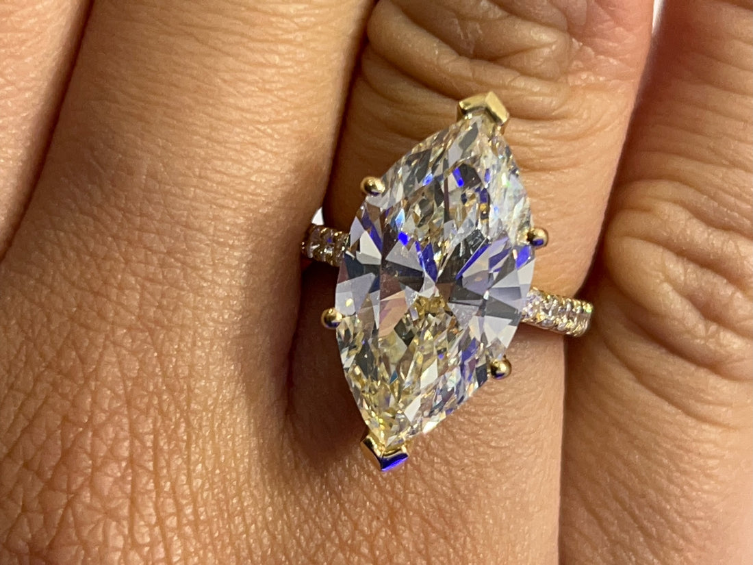 marquise-cut eternity band