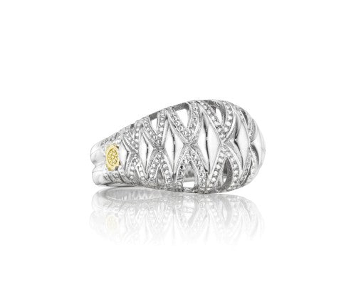 Tacori SR112Y Classic Rock Petite Crescent Dome Ring