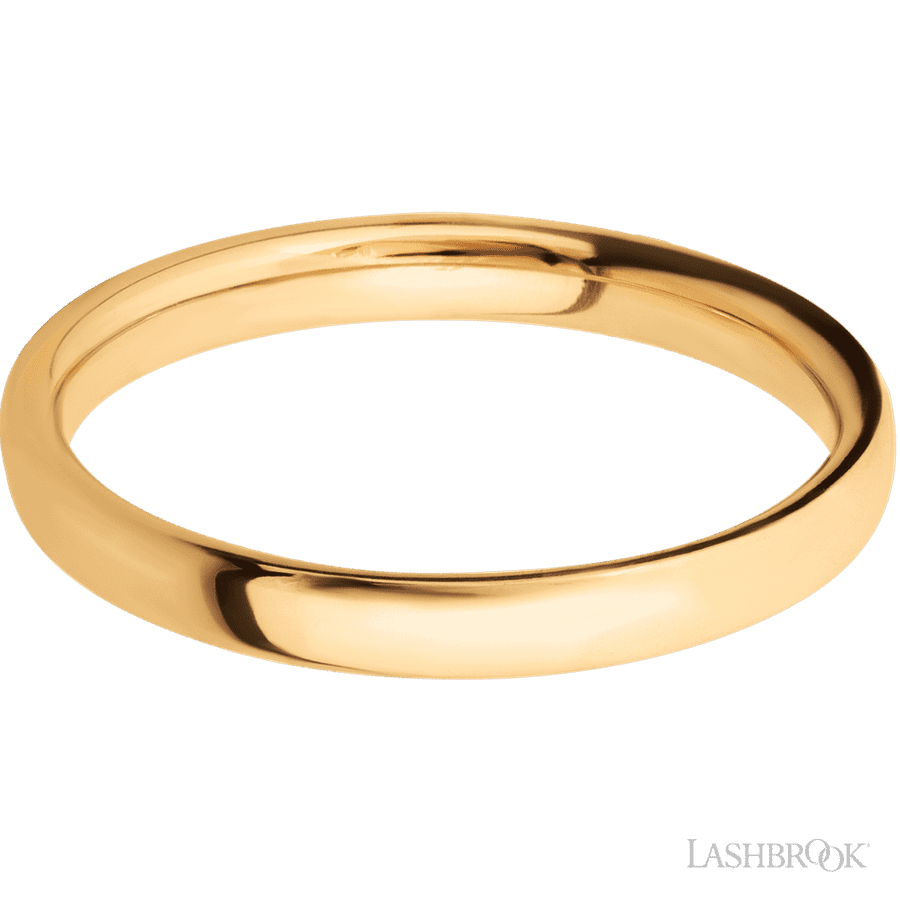 Lashbrook 3mm Ultra Comfort 14K Yellow Gold Wedding Band