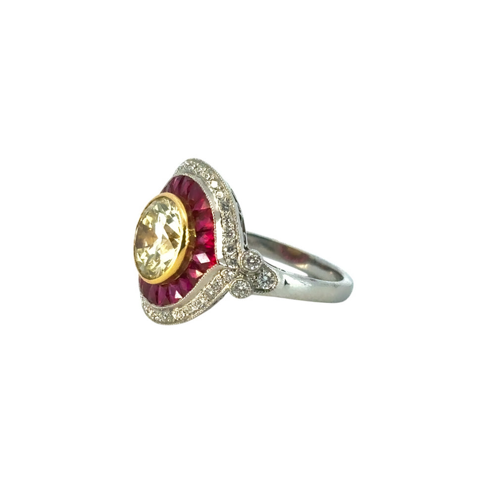 2 Carat Halo Style Engagement Ring
