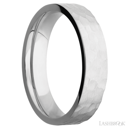 Lashbrook 5mm Flat Cobalt Chrome Wedding Band