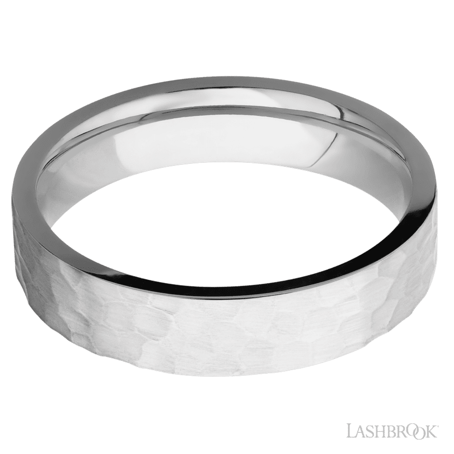 Lashbrook 5mm Flat Cobalt Chrome Wedding Band
