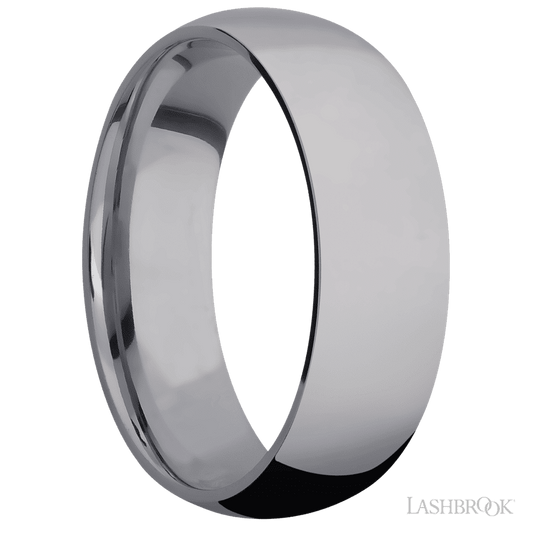 Lashbrook 7mm Domed Tantalum Wedding Band