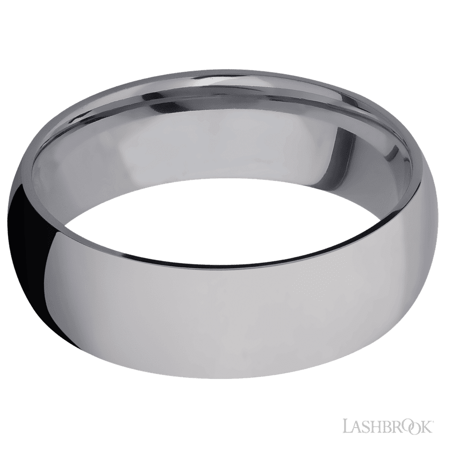 Lashbrook 7mm Domed Tantalum Wedding Band
