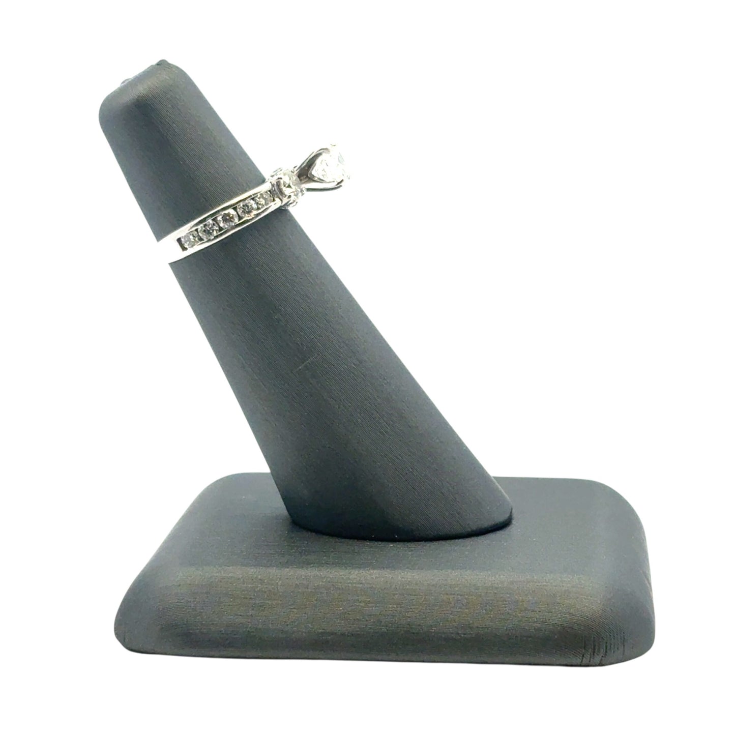Platinum approx. 1.36ctw Natural Round Diamond Engagement Ring