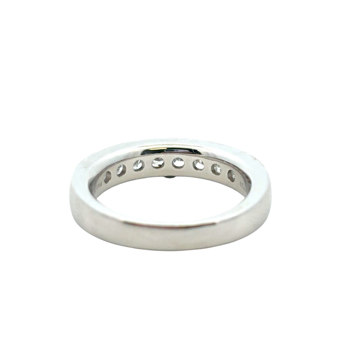 Platinum approx. 1.42ctw Diamond Wedding Band