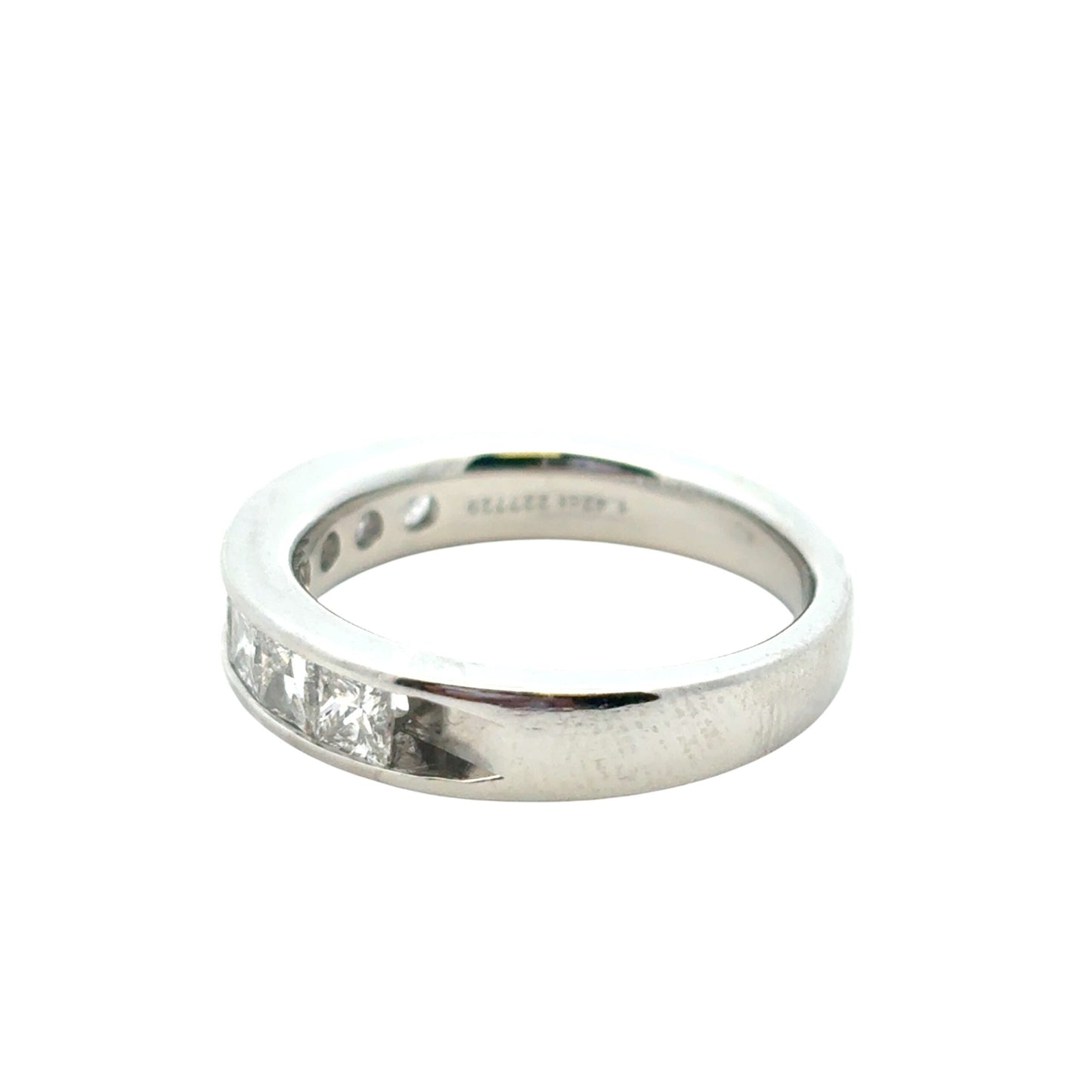 Platinum approx. 1.42ctw Diamond Wedding Band