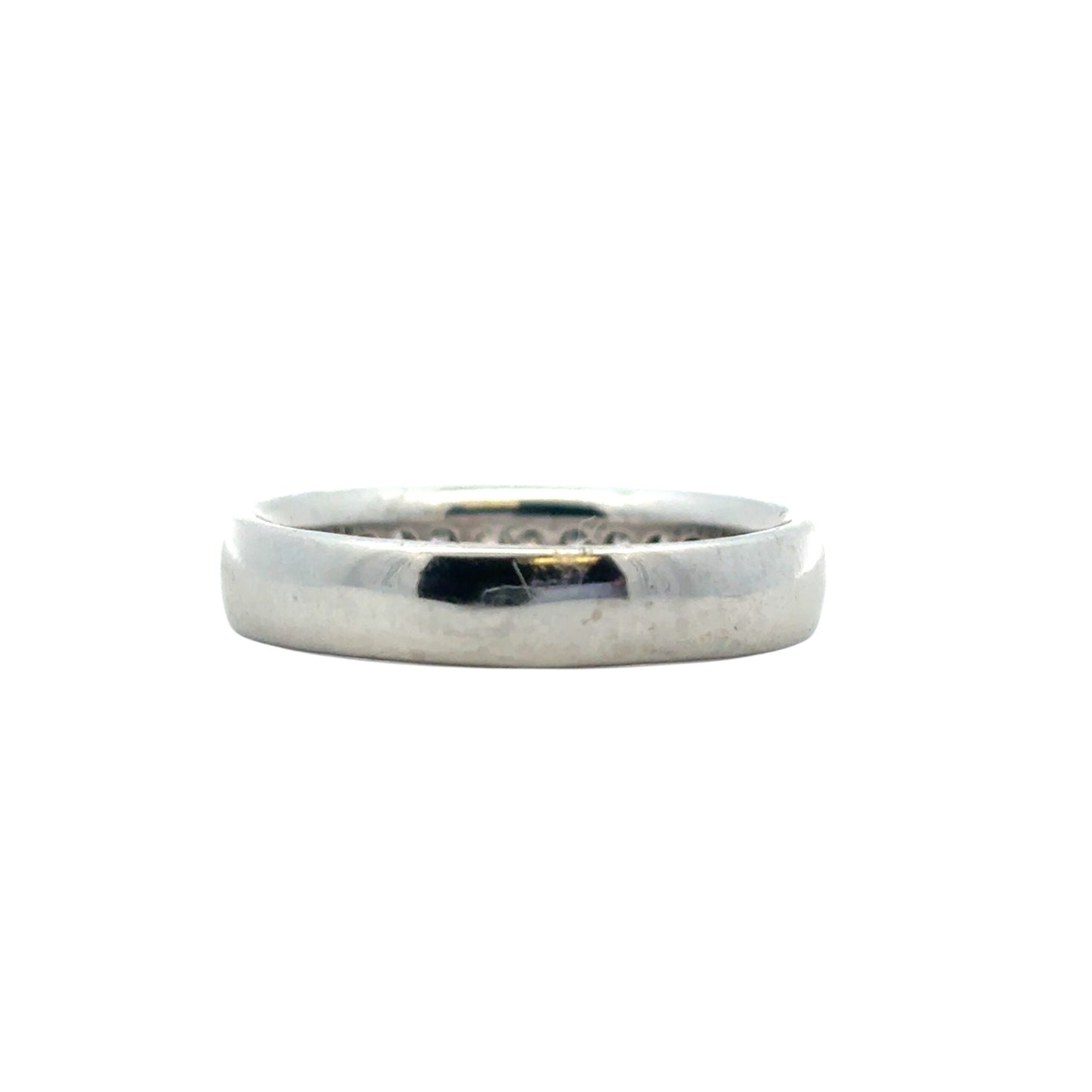 14k White Gold approx. 0.24ctw Diamond Wedding Band Ring
