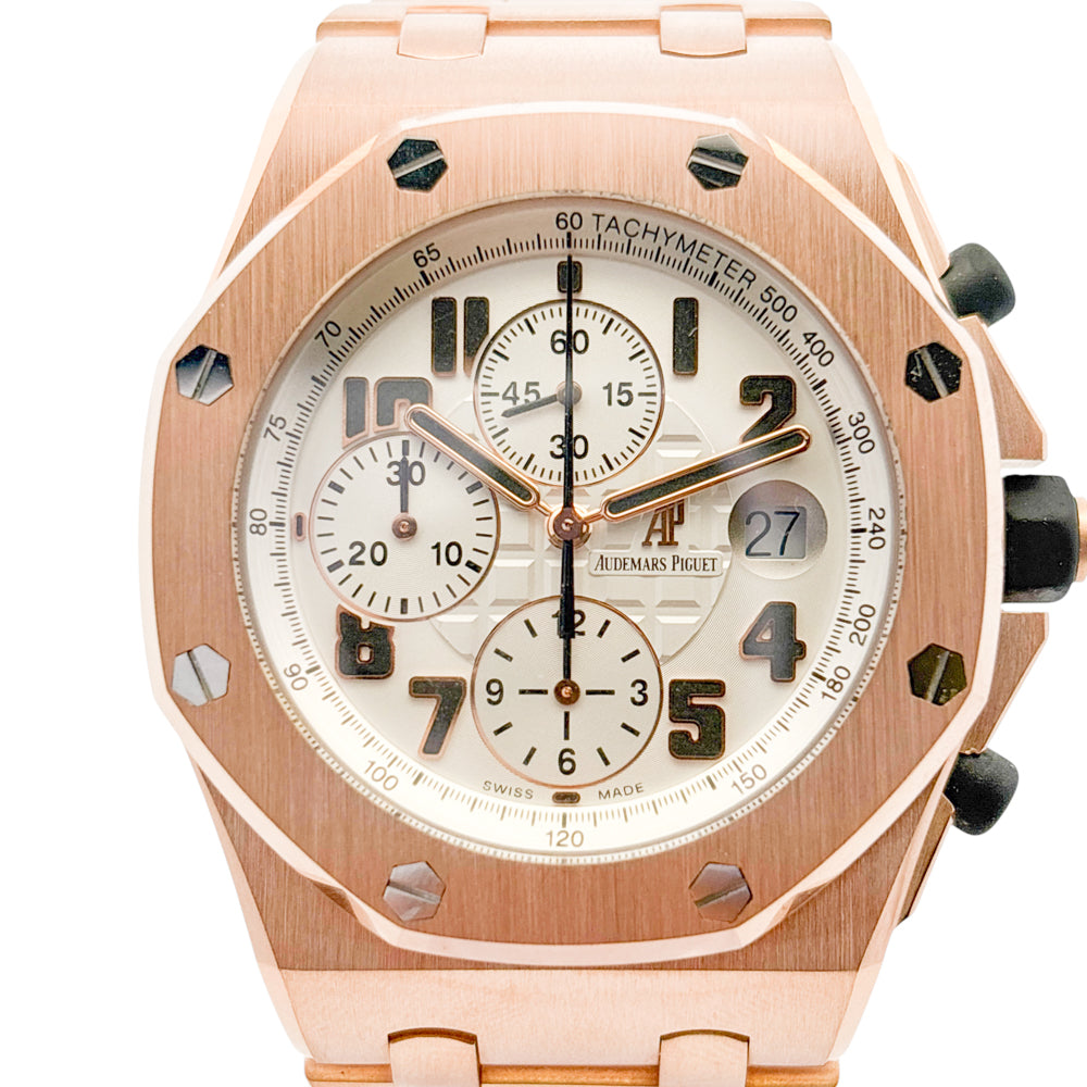 Audemars Piguet 26470OR “Brick” Royal Oak 18k Rose Gold 42mm Watch