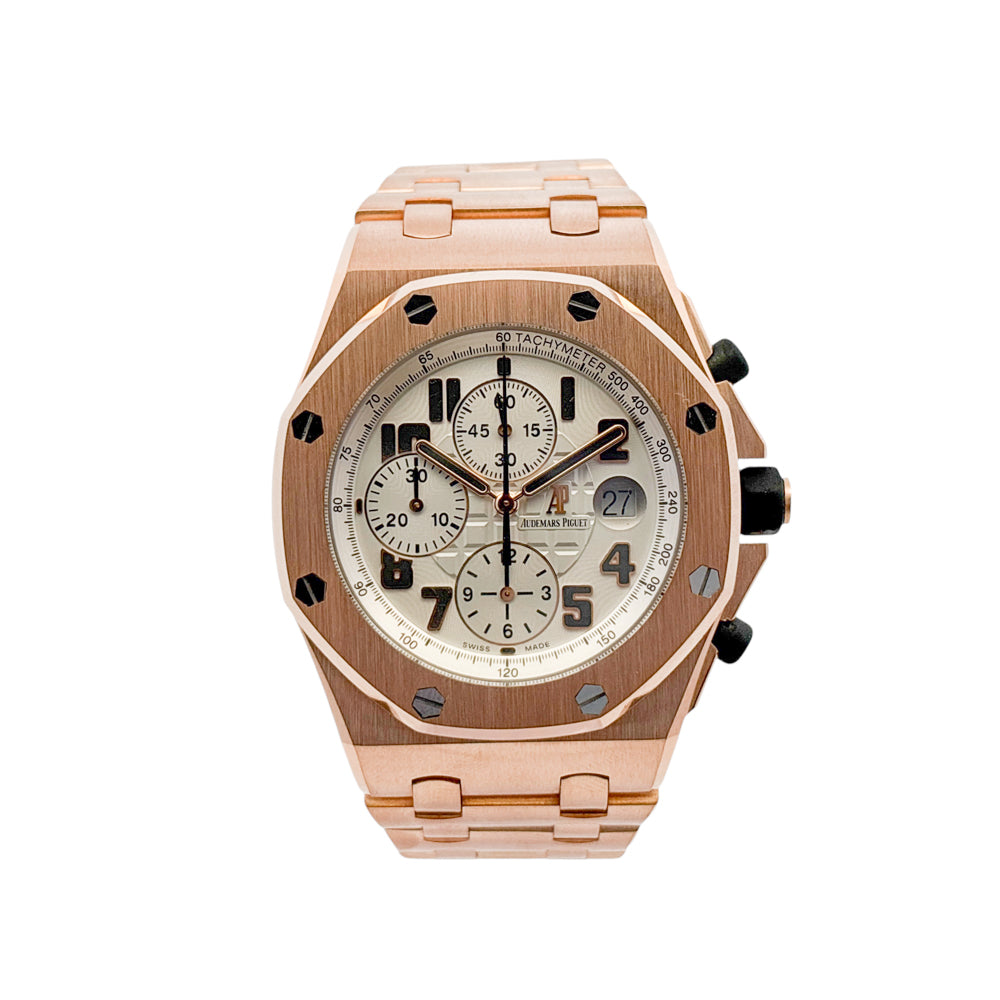 Audemars Piguet 26470OR “Brick” Royal Oak 18k Rose Gold 42mm Watch