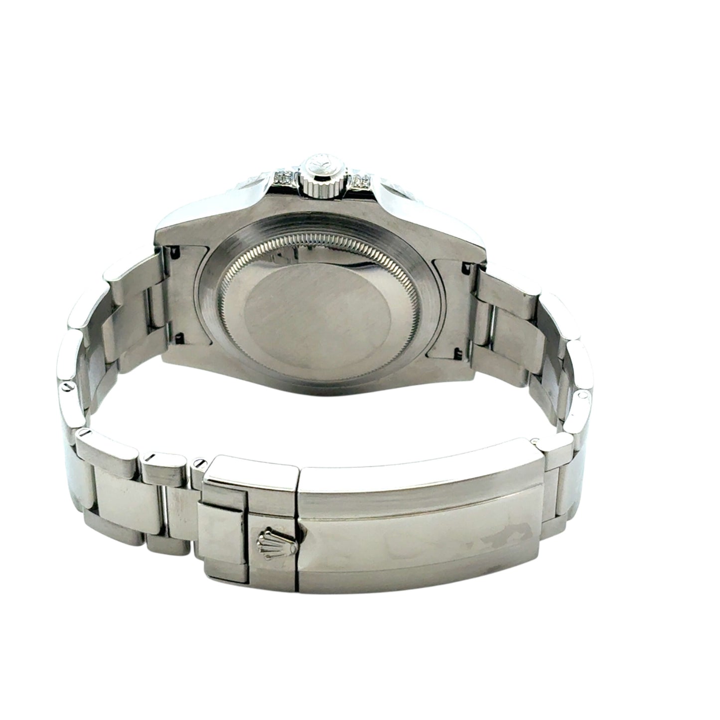 Rolex 116610 Submariner Watch with Aftermarket Blue Sapphires & Diamonds