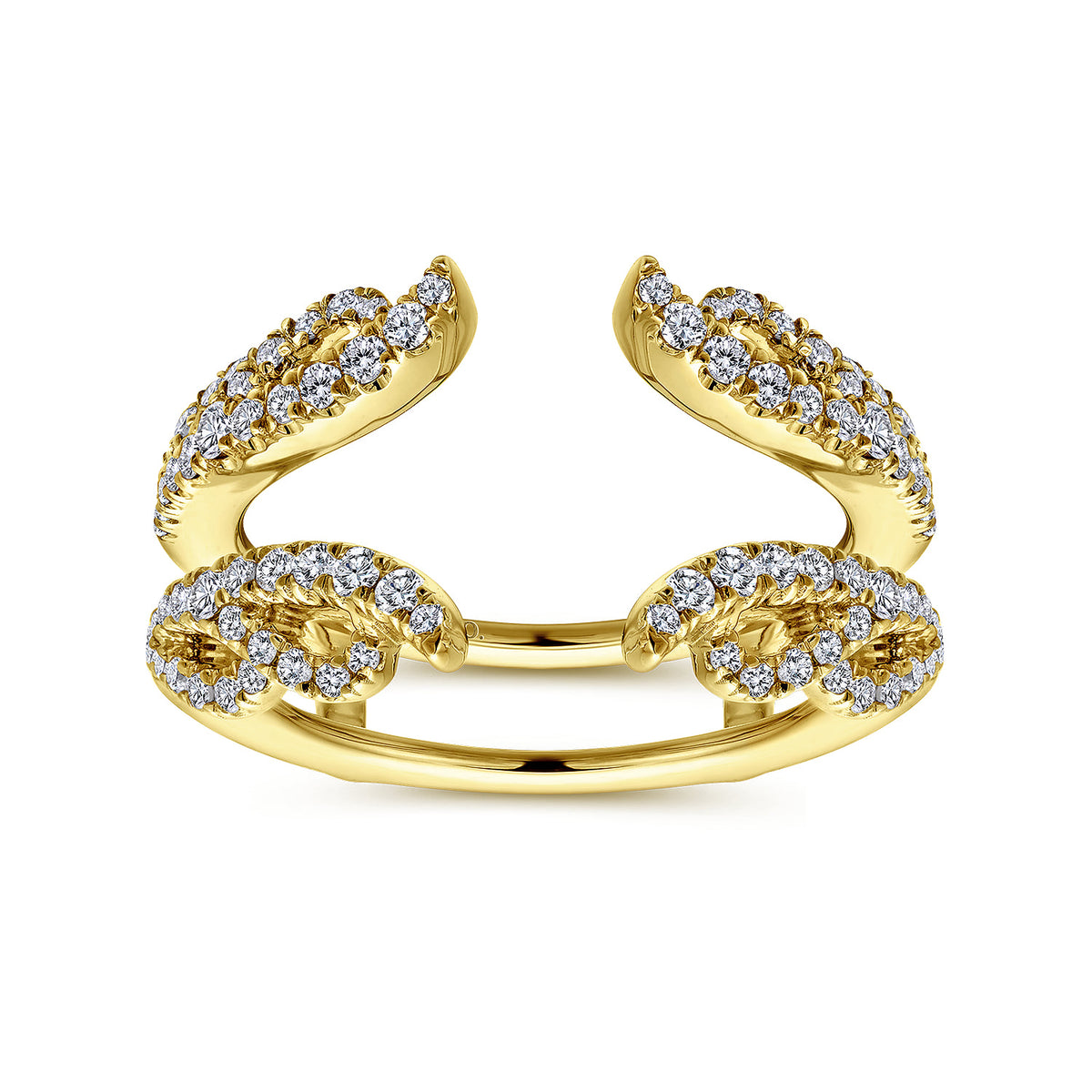 14K Yellow Gold Diamond Ring Enhancer — Gabriel & Co. AN12551M-Y44JJ