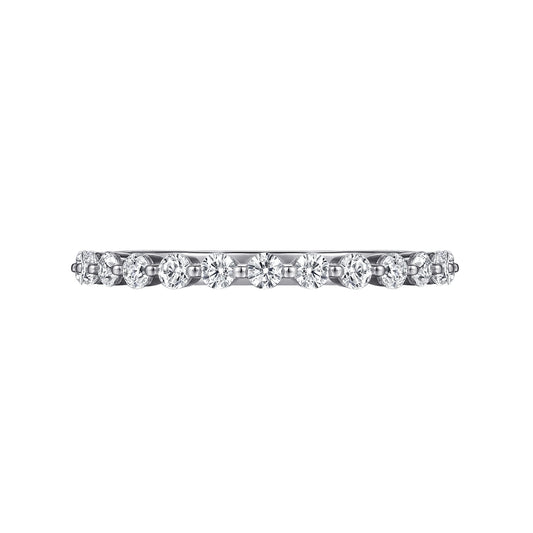 Platinum Single Prong Diamond Anniversary Band — Gabriel & Co. AN15747PT4JJ
