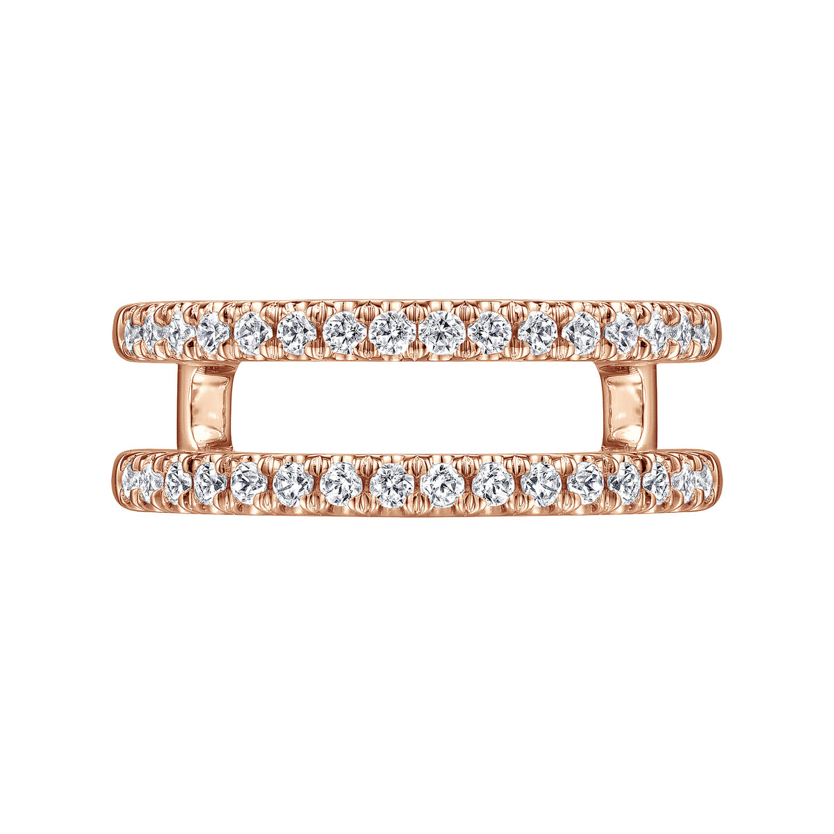 14K Rose Gold Diamond Ring Enhancer — Gabriel & Co. AN15821M-K44JJ
