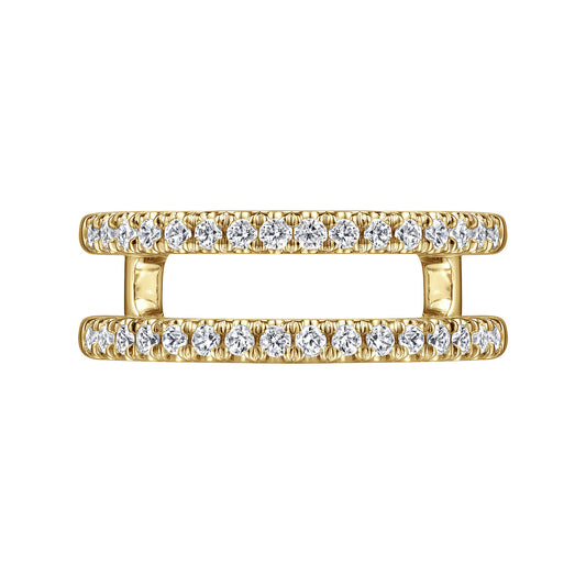 14K Yellow Gold Diamond Ring Enhancer — Gabriel & Co. AN15821M-Y44JJ