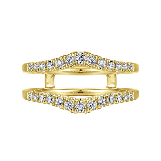 14K Yellow Gold Diamond Ring Enhancer — Gabriel & Co. AN15824M-Y44JJ