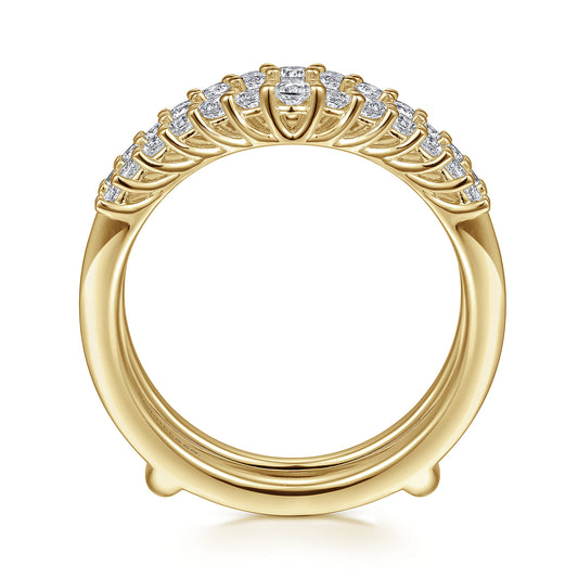 14K Yellow Gold Diamond Ring Enhancer — Gabriel & Co. AN15825M-Y44JJ