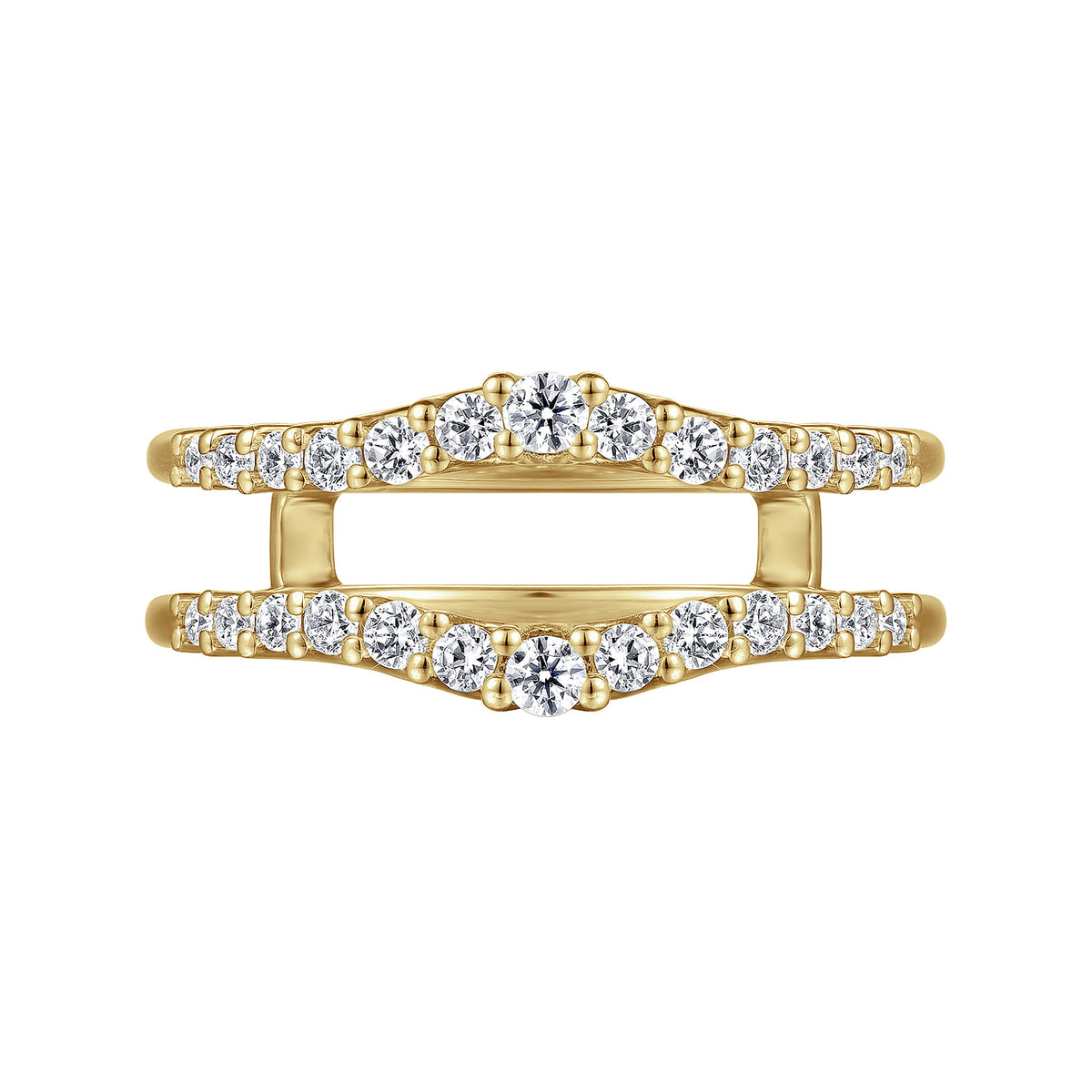 14K Yellow Gold Diamond Ring Enhancer — Gabriel & Co. AN15825M-Y44JJ