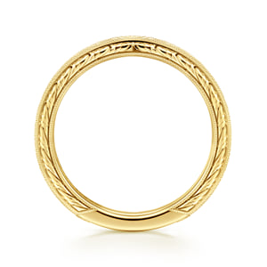 14K Yellow Gold Anniversary Band — Gabriel & Co. AN17145Y4JJJ