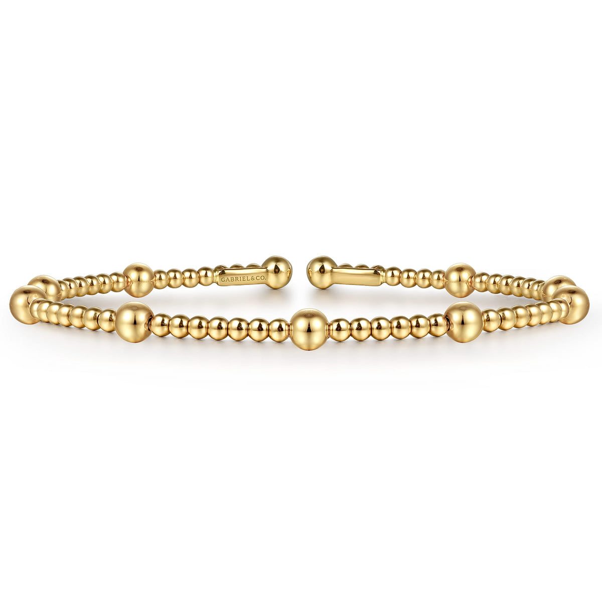 14K Yellow Gold Bujukan Split Bangle — Gabriel & Co. BG4603-6Y4JJJ