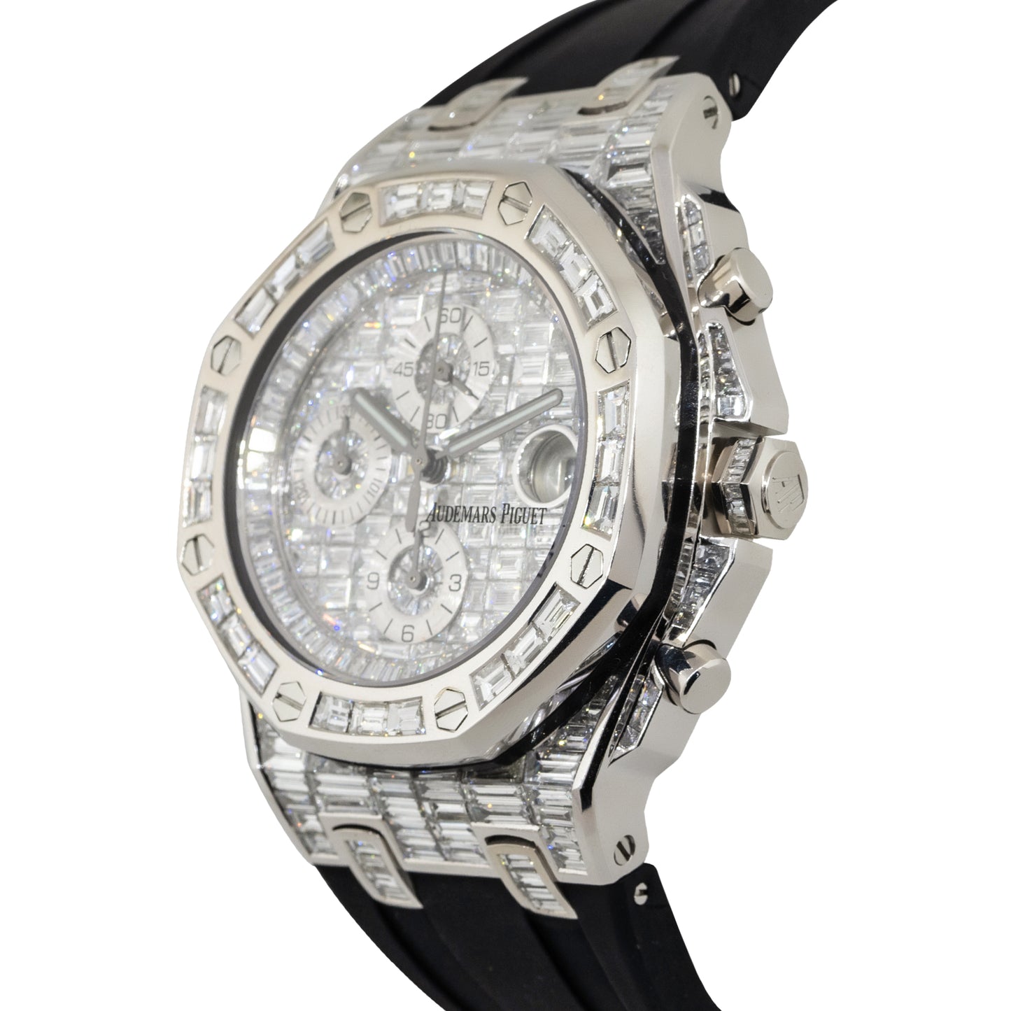 Audemars Piguet Royal Oak Offshore No. 2679 18k White Gold All Diamond Watch