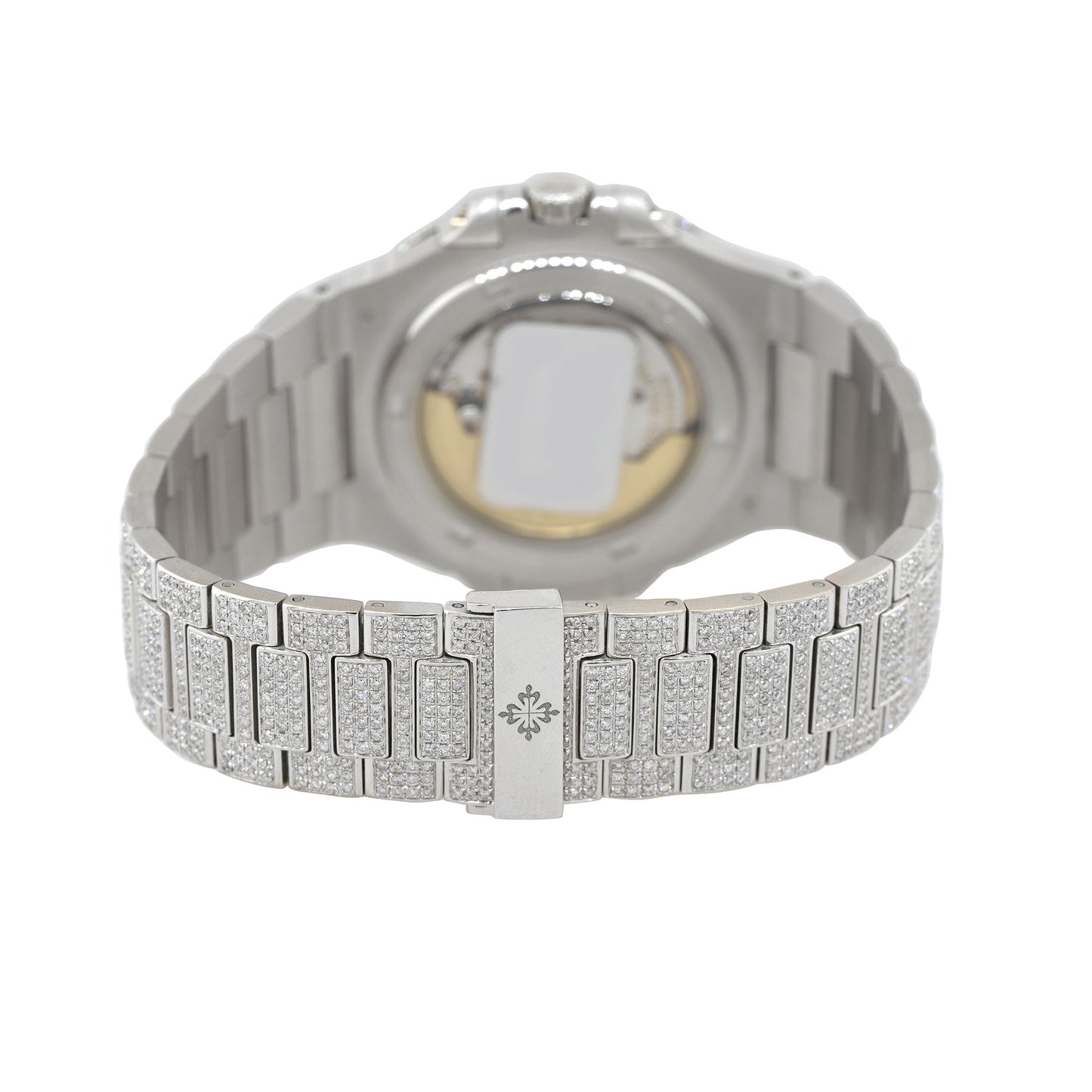 Aftermarket Patek Philippe 5711 18k White Gold All Diamond Watch