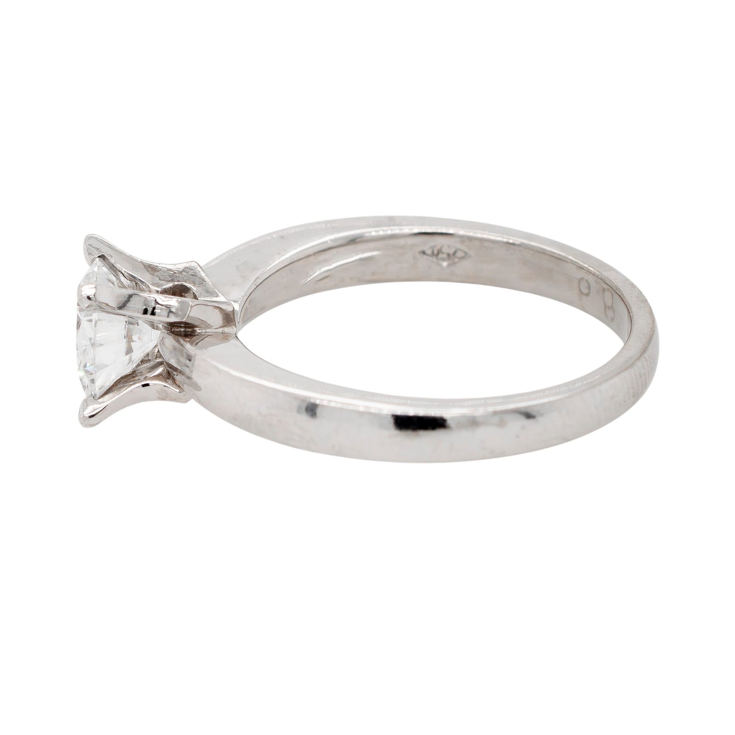 18k White Gold 1.05ct E VS1 Round Brilliant Diamond Engagement Ring