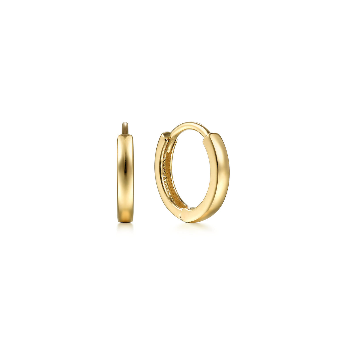 14K Yellow Gold Huggie Earrings — Gabriel & Co. EG14292Y4JJJ