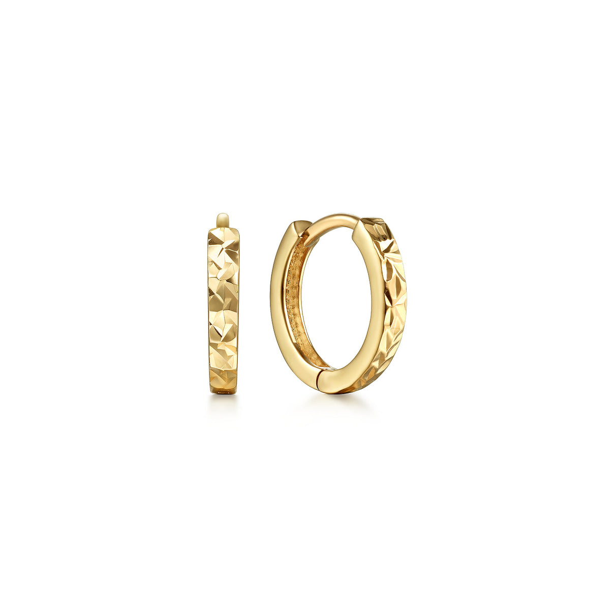 Huggie Earrings 14K Yellow Gold 10mm — Gabriel & Co. EG14293Y4JJJ