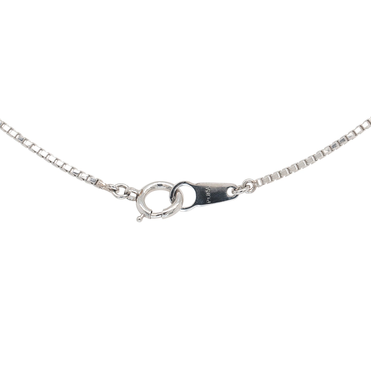 Platinum 1.63ctw Pear Shape Sapphire Natural Diamond Pendant Necklace