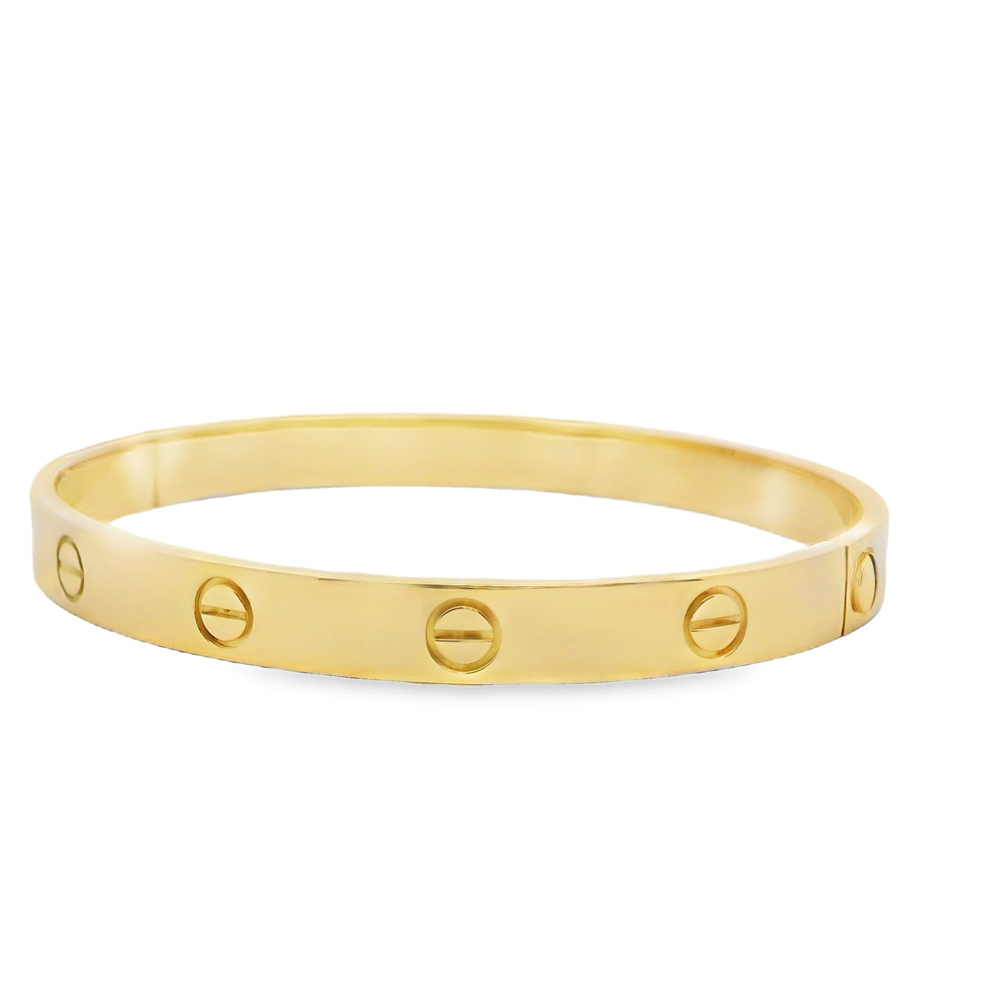 Cartier 18k Yellow Gold Love Bangle Bracelet