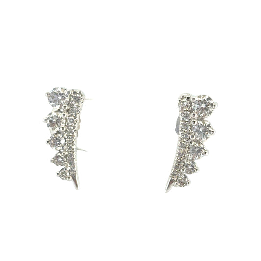 Gabriel & Co. Natural Diamond Ear Climber Earrings