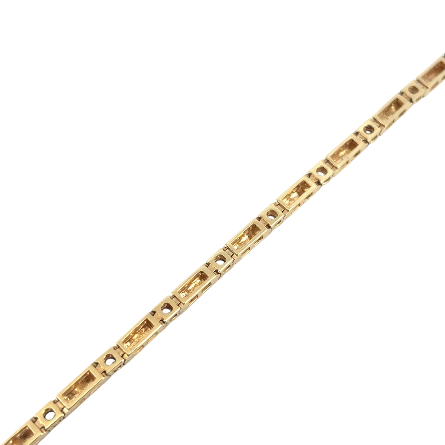 14k Yellow Gold Approximately 1.7ctw of Natural Diamond Bracelet