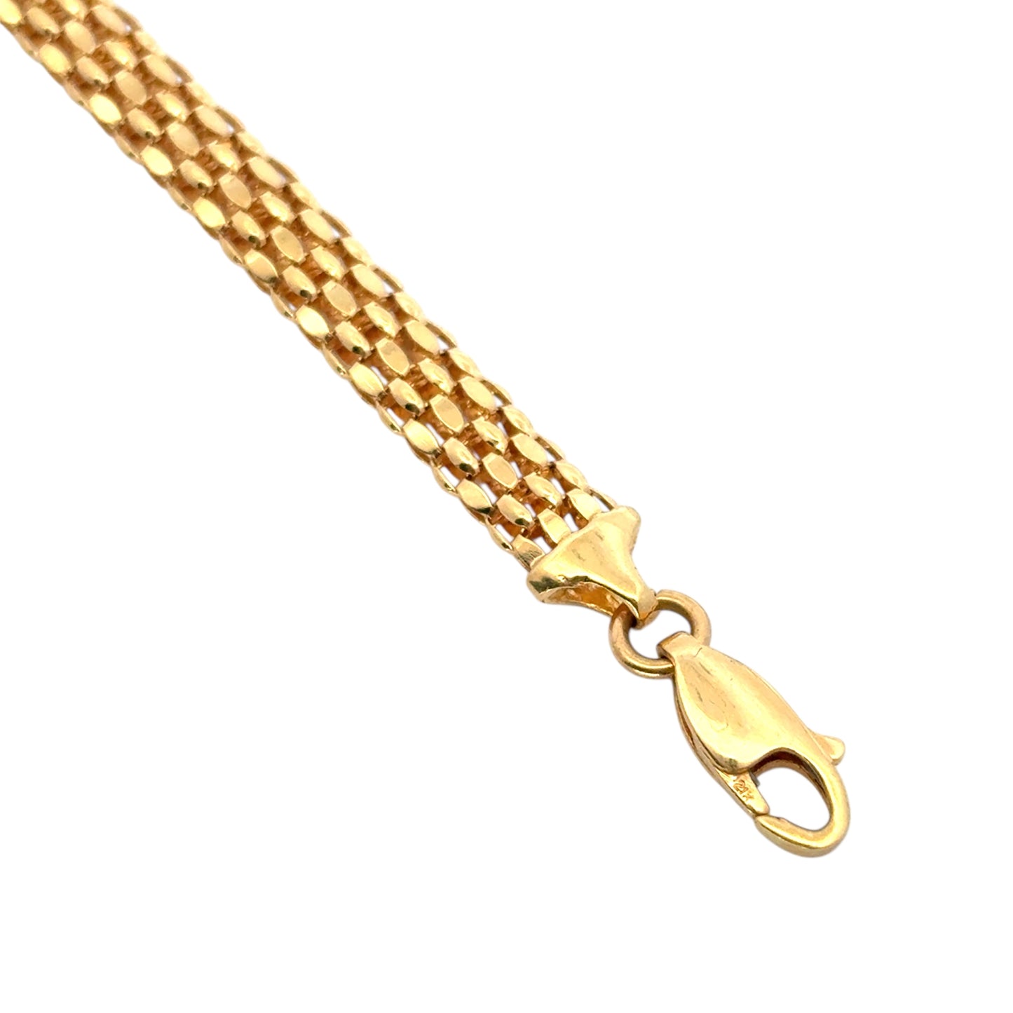 Vintage 22k Yellow Gold 0.87ctw Diamond Heart Ribbon Necklace