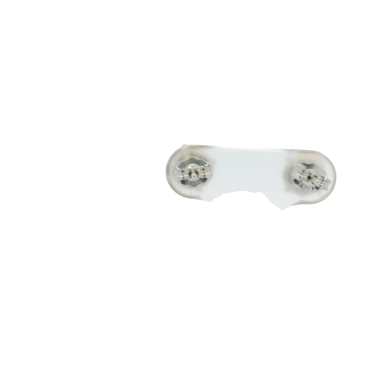14k White Gold 1.94ctw Natural Round Diamond Stud Earrings