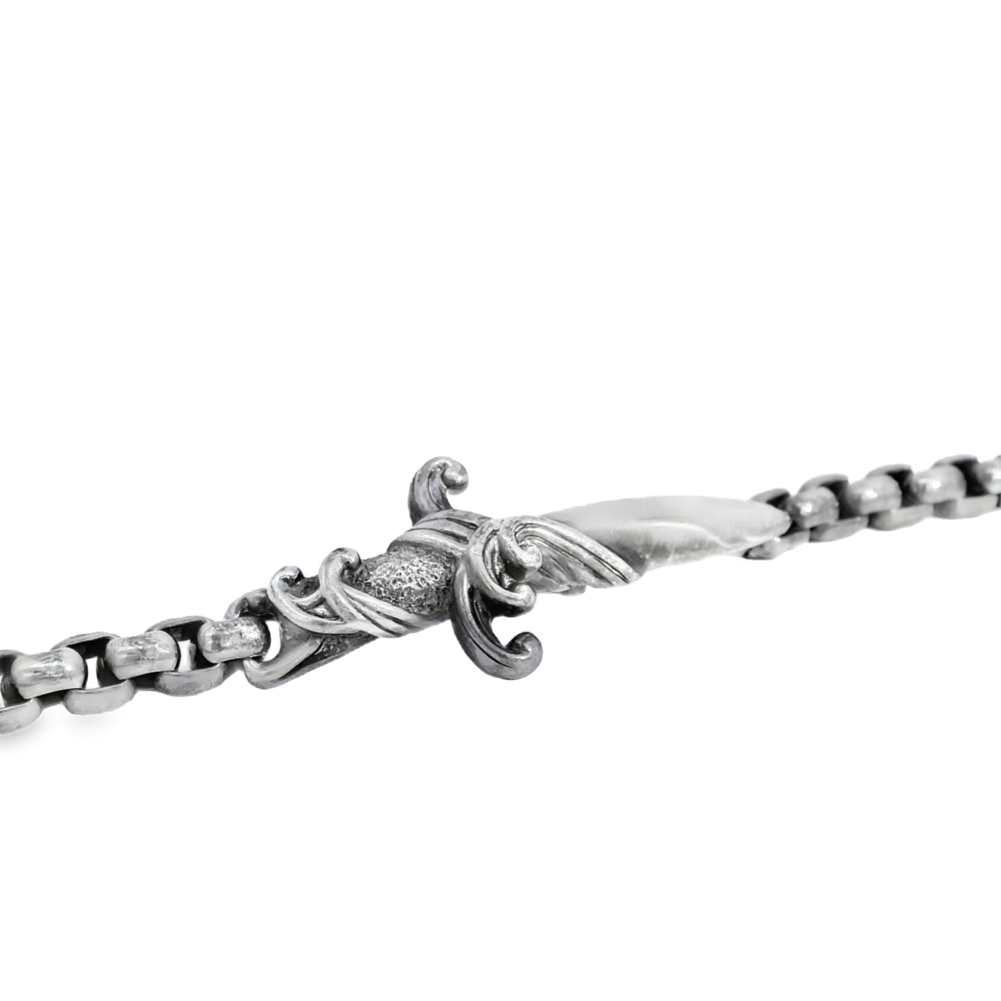 David Yurman Sterling Silver Waves Dagger Bracelet
