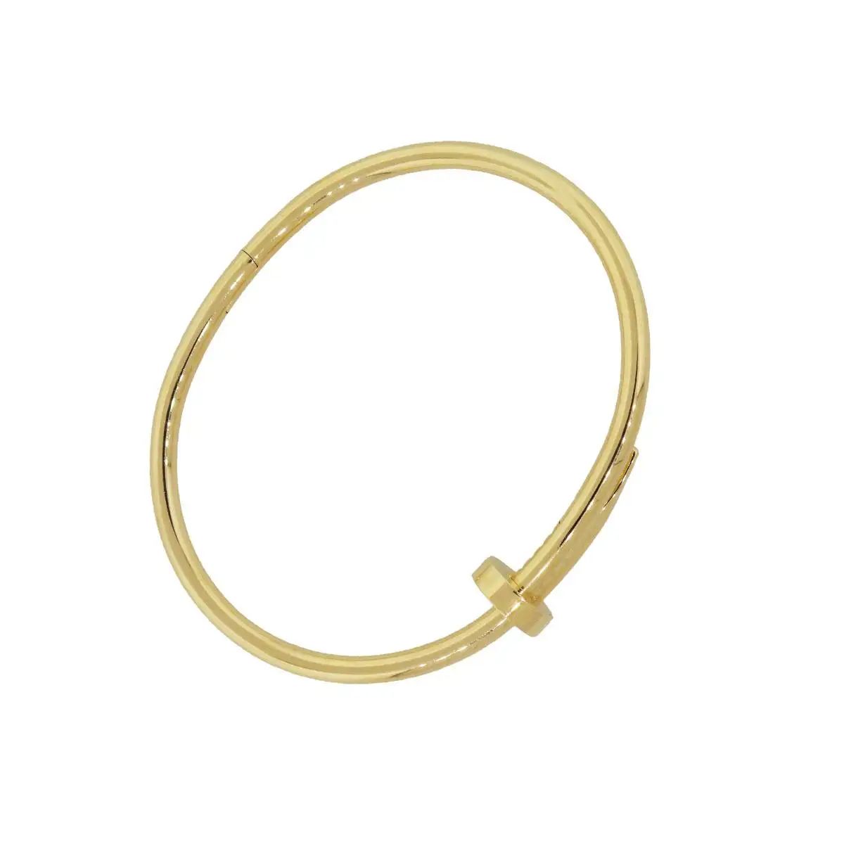 Cartier 18k Yellow Gold Juste Un Clou (Nail) Bangle