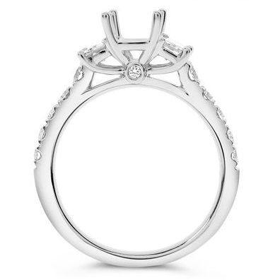 Emerald Cut Diamond Ring — view 2