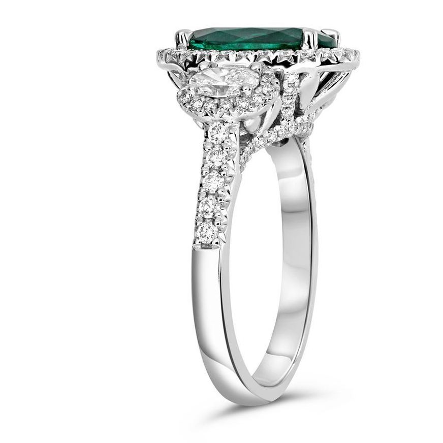 Oval Emerald Ring — view 3
