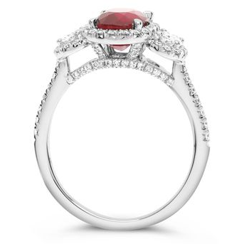 Oval Ruby Ring — view 2