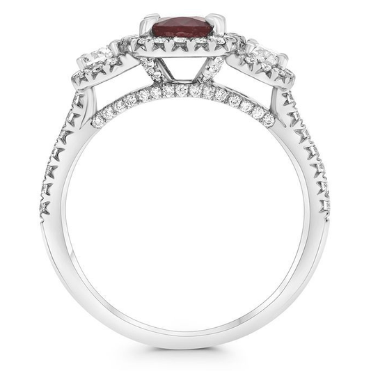 Oval Ruby Ring — view 2