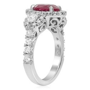 Oval Ruby Ring — view 3