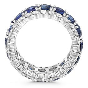 Oval Sapphire Ring — view 2