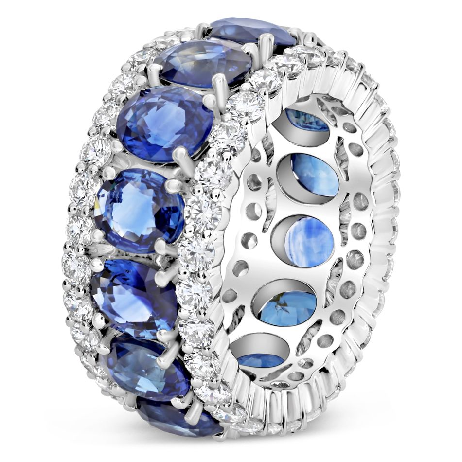 Oval Sapphire Ring — view 3