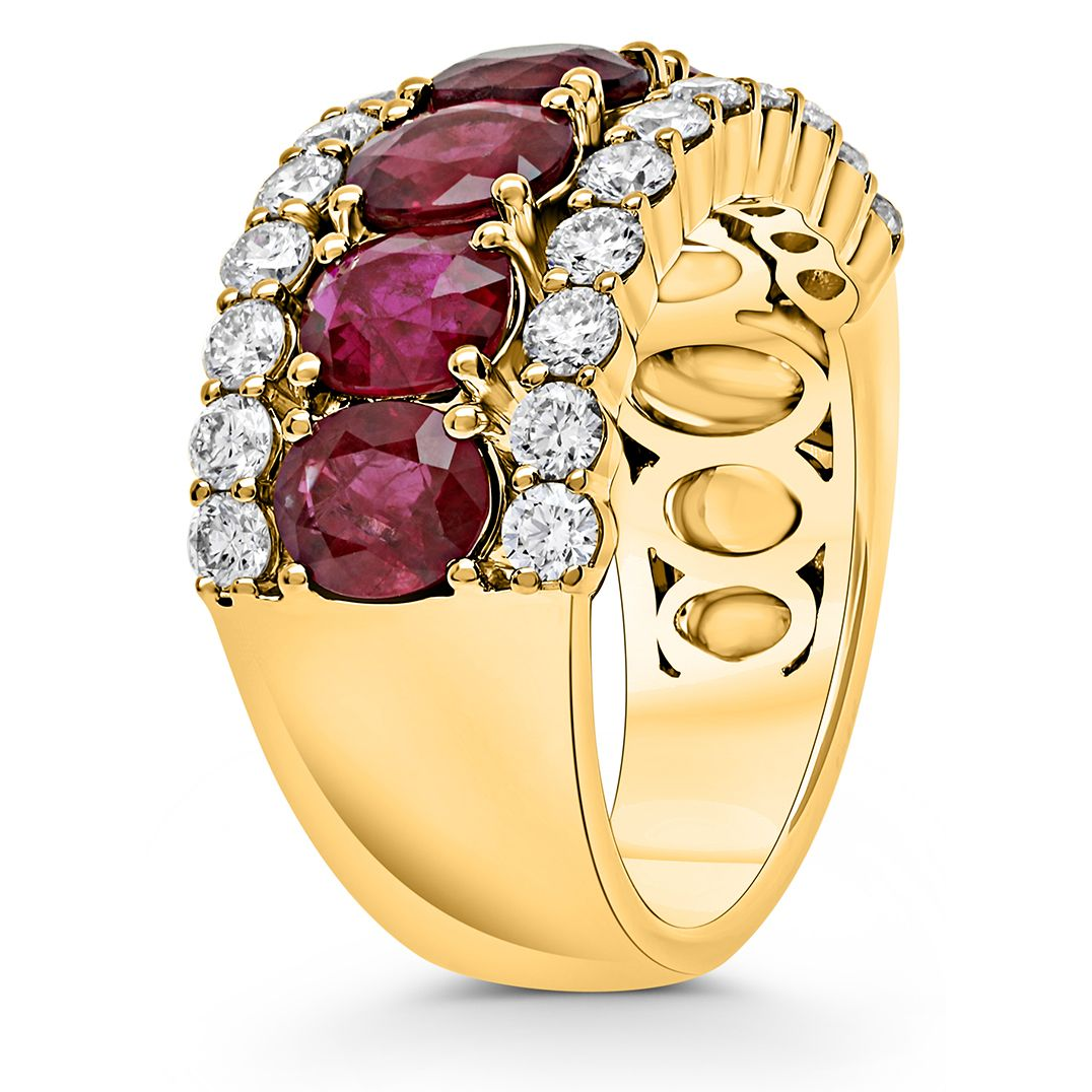 Oval Ruby Ring — view 3