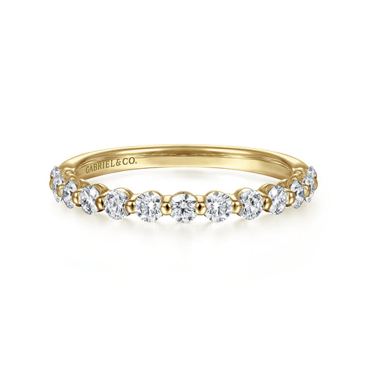 14K Yellow Gold Diamond Ladies Ring — Gabriel & Co. LR51935Y45JJ