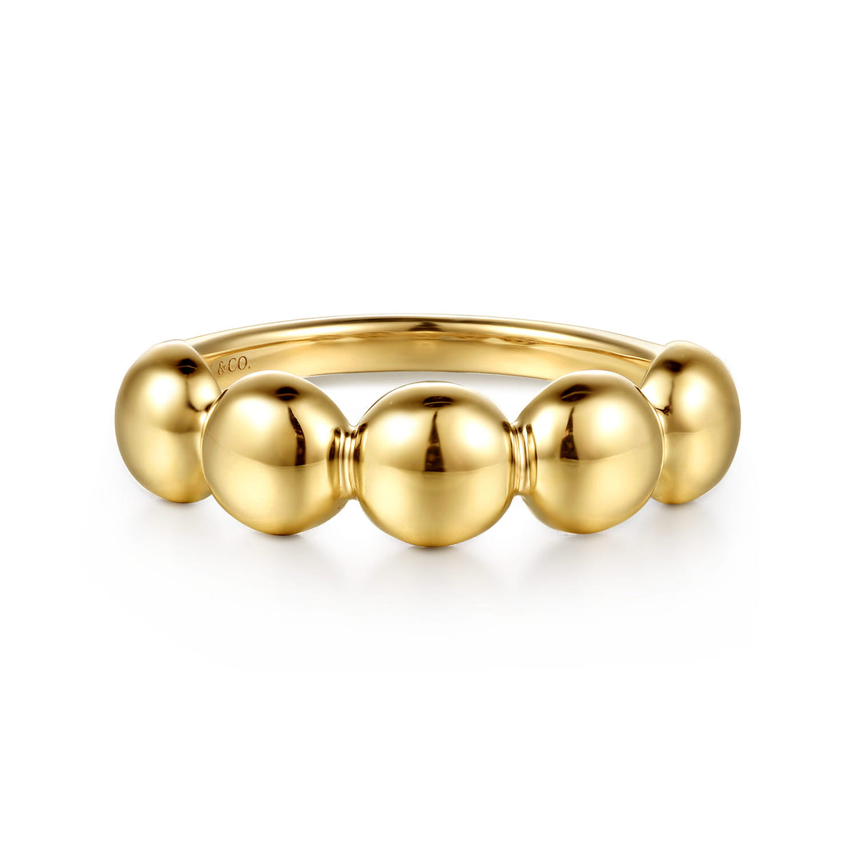 14K Yellow Gold Bujukan Ball Fashion Ring — Gabriel & Co. LR53115Y4JJJ