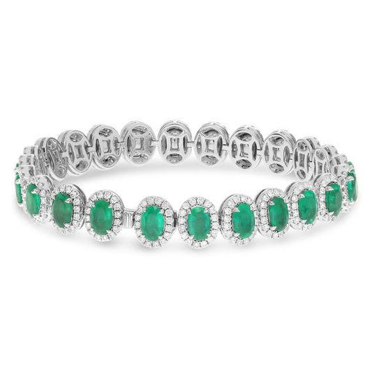 Oval Emerald Bracelet — view 2
